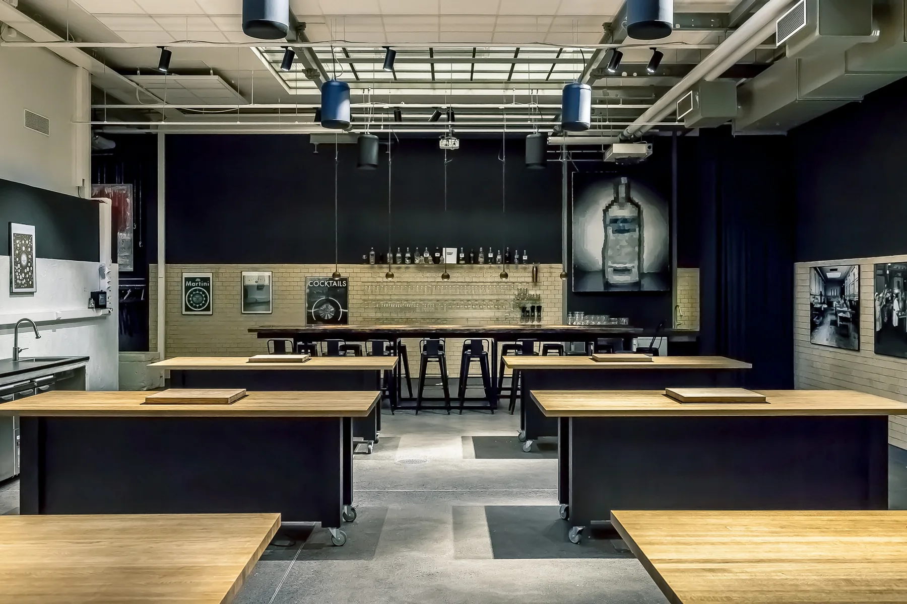 Kokkaussaarekkeet valmiina Flavour Studiossa.